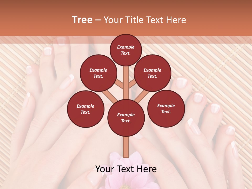 People Legs Pedicure PowerPoint Template