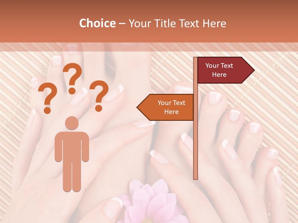 People Legs Pedicure PowerPoint Template