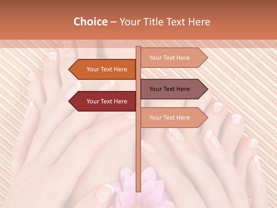People Legs Pedicure PowerPoint Template
