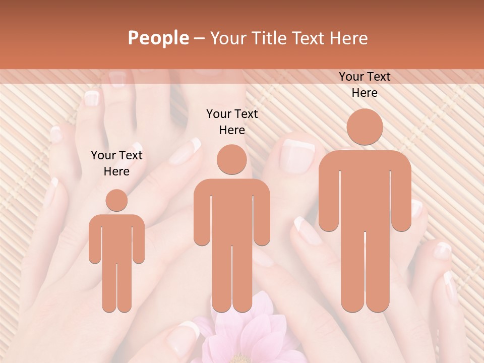 People Legs Pedicure PowerPoint Template