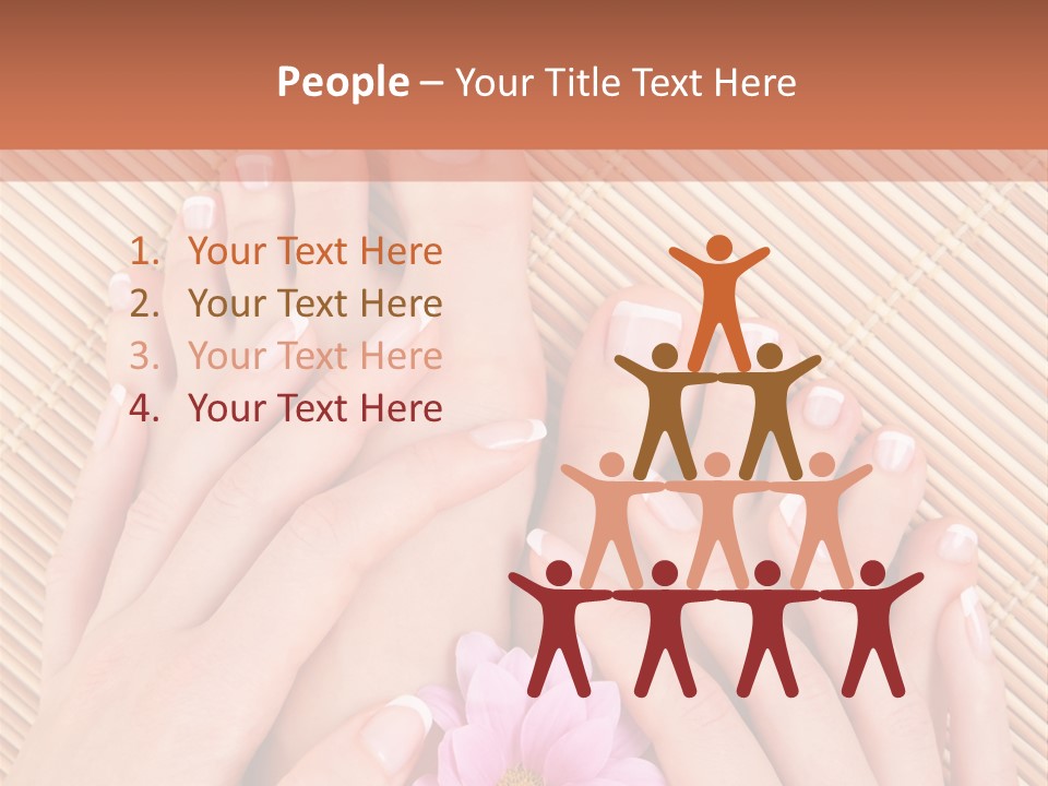 People Legs Pedicure PowerPoint Template