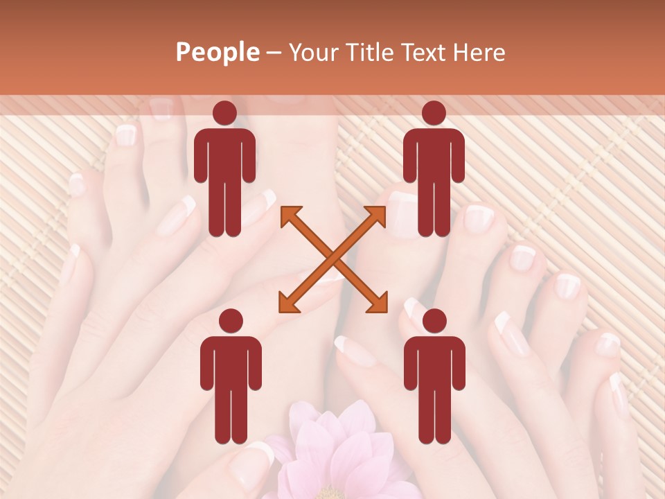 People Legs Pedicure PowerPoint Template