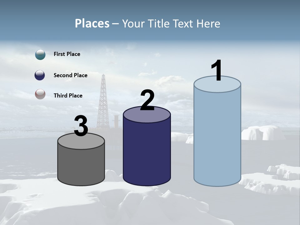 Well Warming Rig PowerPoint Template