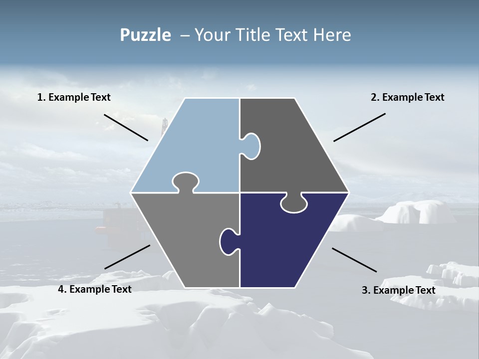 Well Warming Rig PowerPoint Template