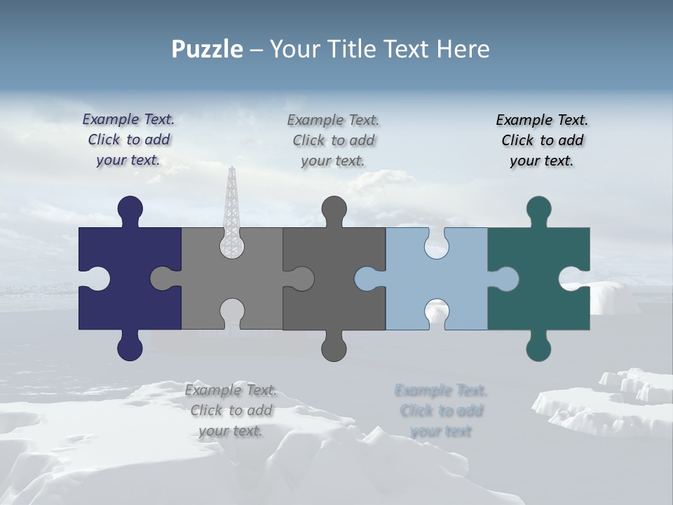 Well Warming Rig PowerPoint Template