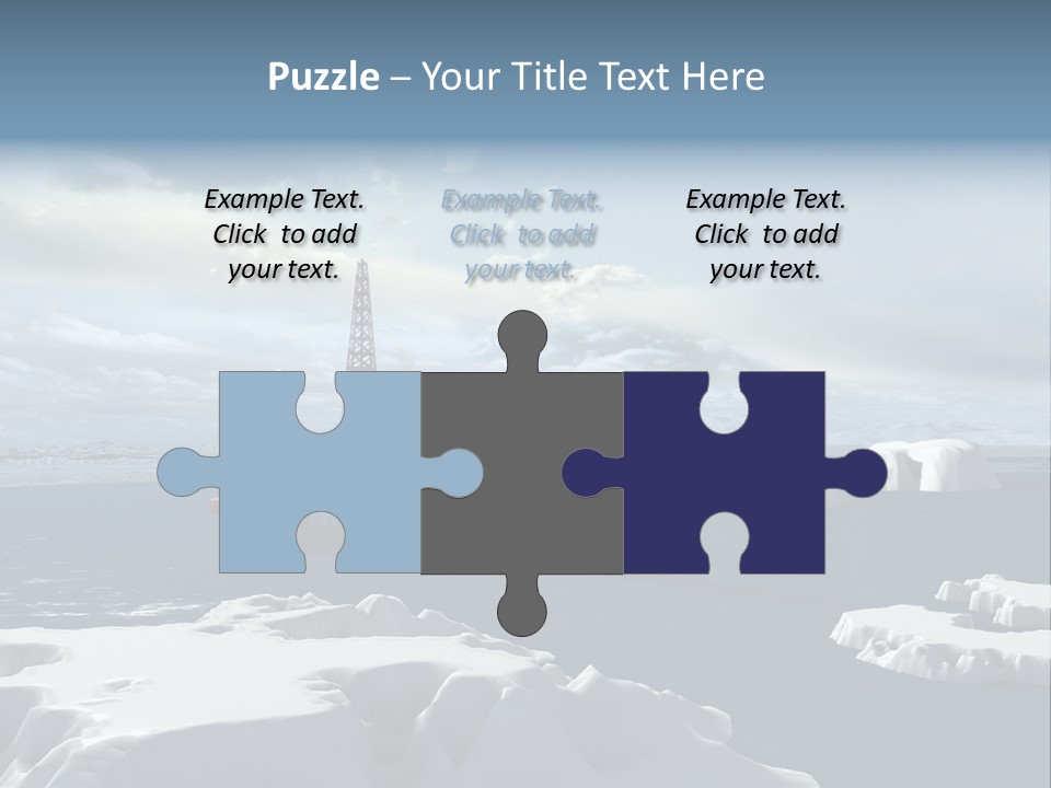 Well Warming Rig PowerPoint Template