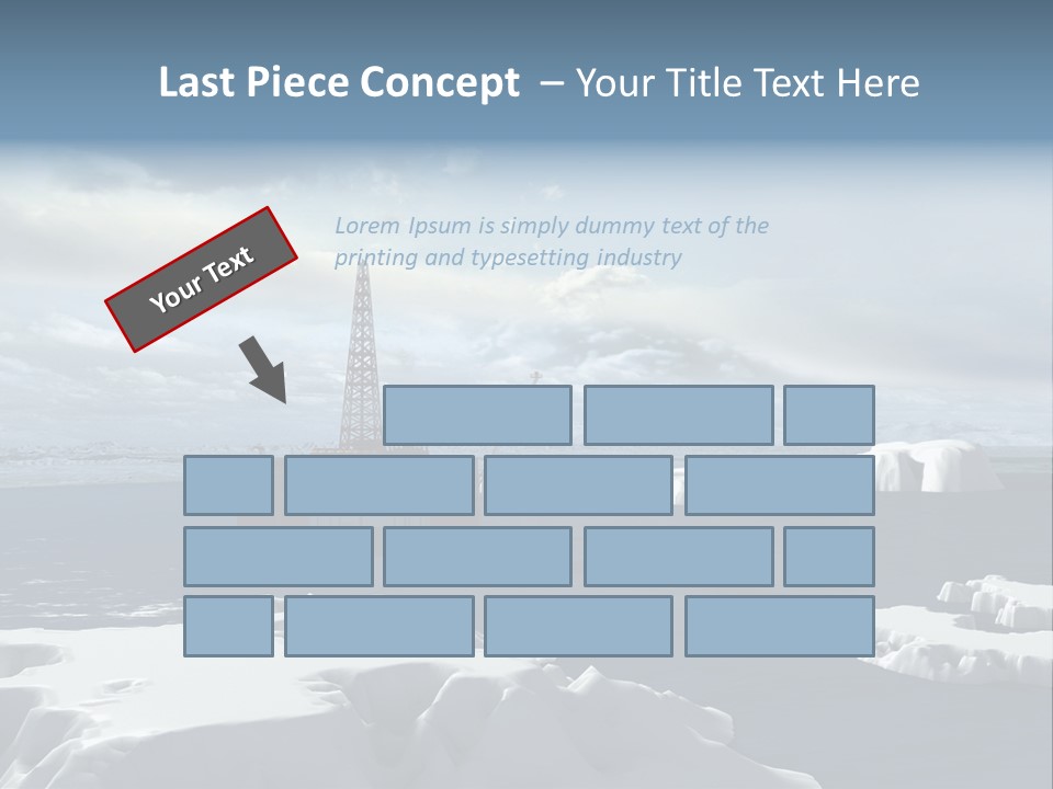 Well Warming Rig PowerPoint Template