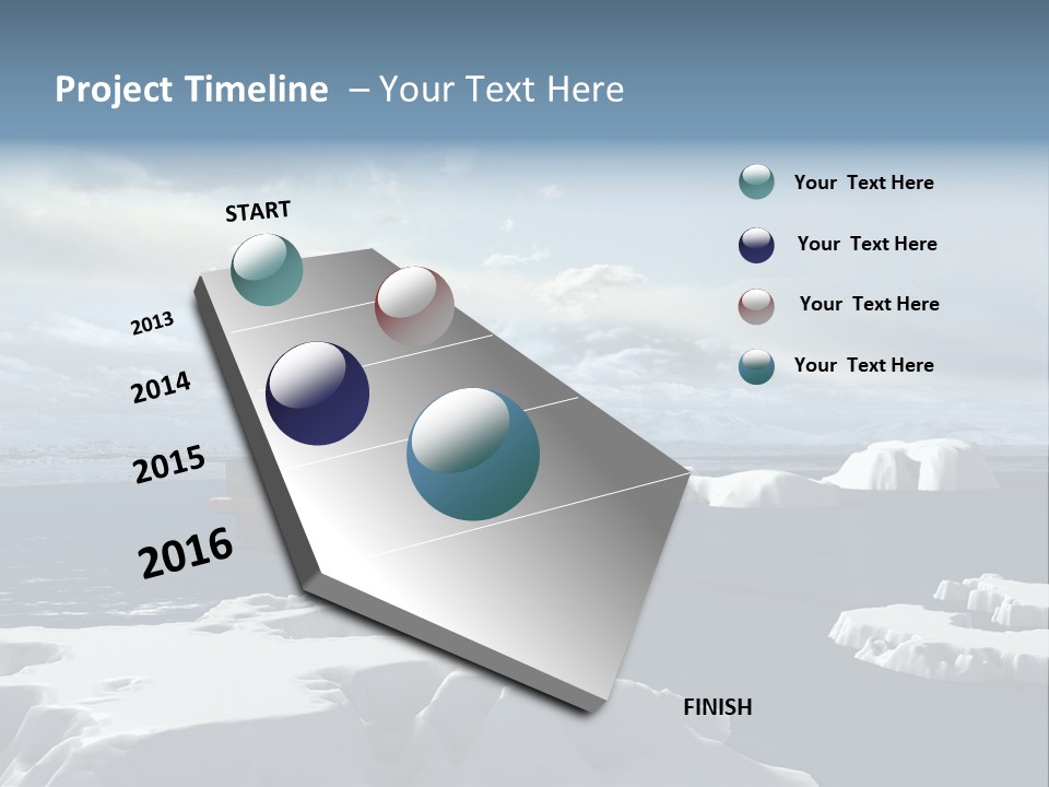 Well Warming Rig PowerPoint Template