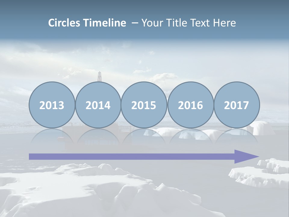 Well Warming Rig PowerPoint Template