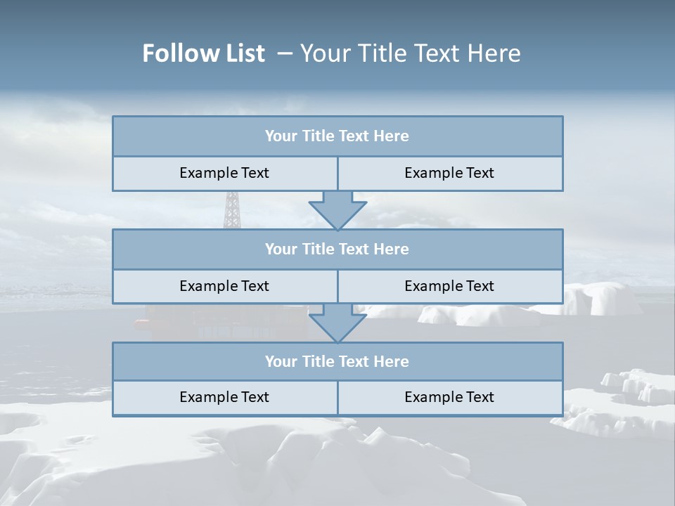 Well Warming Rig PowerPoint Template