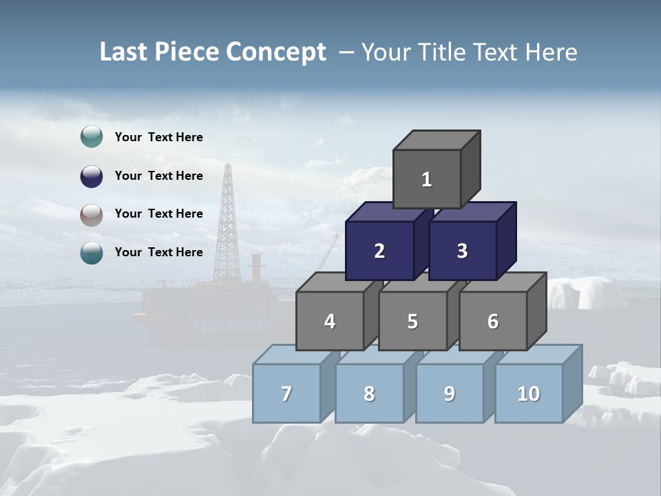 Well Warming Rig PowerPoint Template