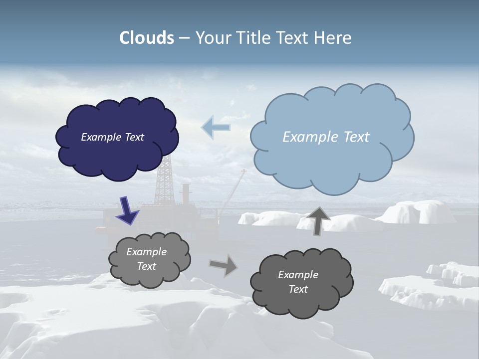 Well Warming Rig PowerPoint Template