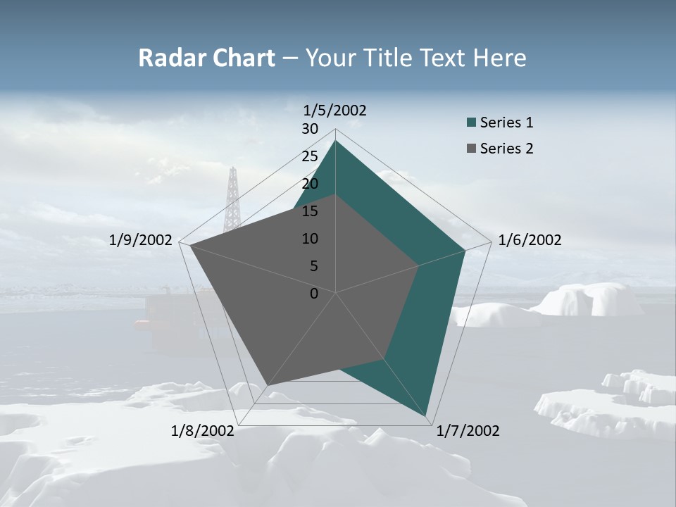 Well Warming Rig PowerPoint Template