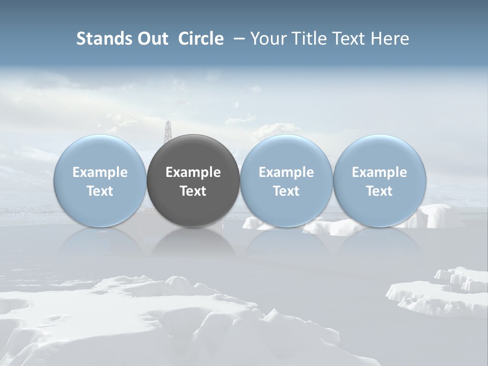 Well Warming Rig PowerPoint Template