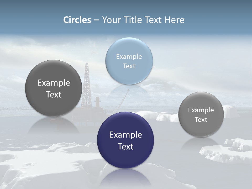 Well Warming Rig PowerPoint Template