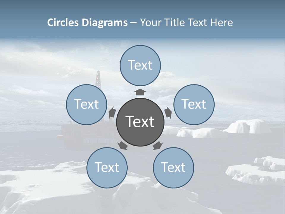Well Warming Rig PowerPoint Template