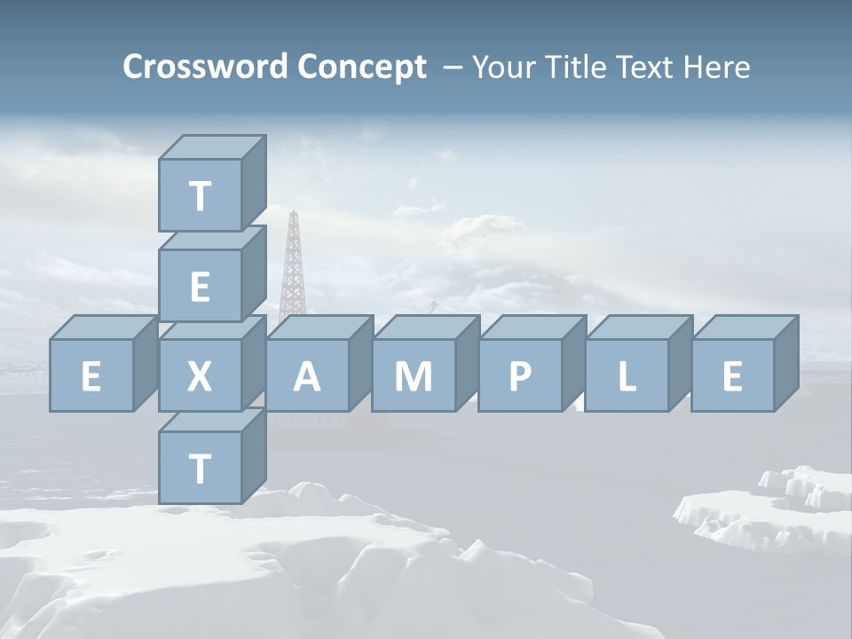 Well Warming Rig PowerPoint Template
