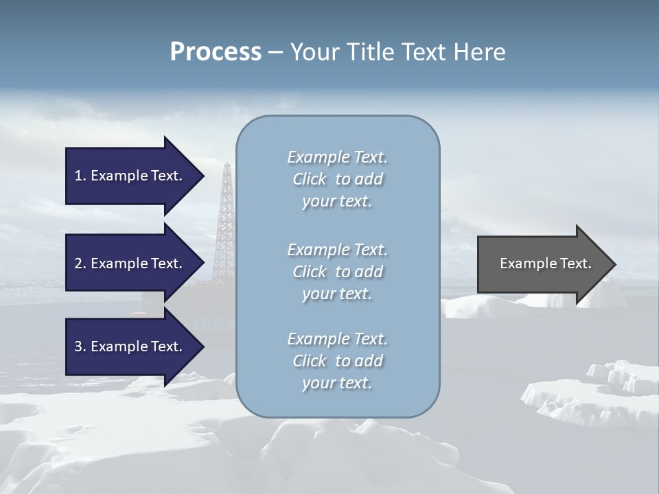 Well Warming Rig PowerPoint Template