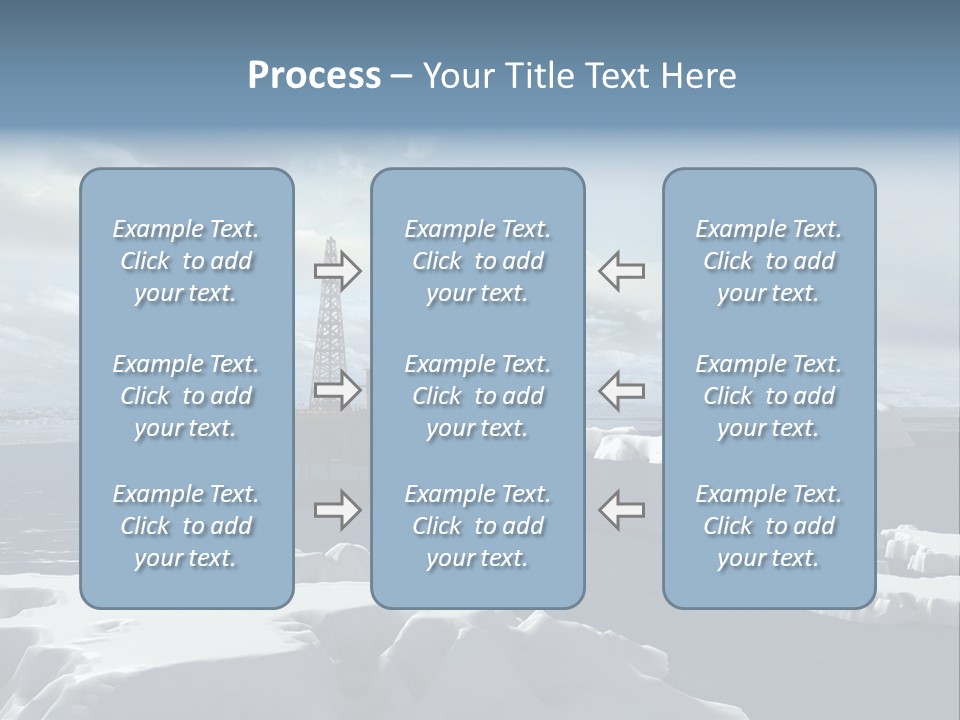 Well Warming Rig PowerPoint Template