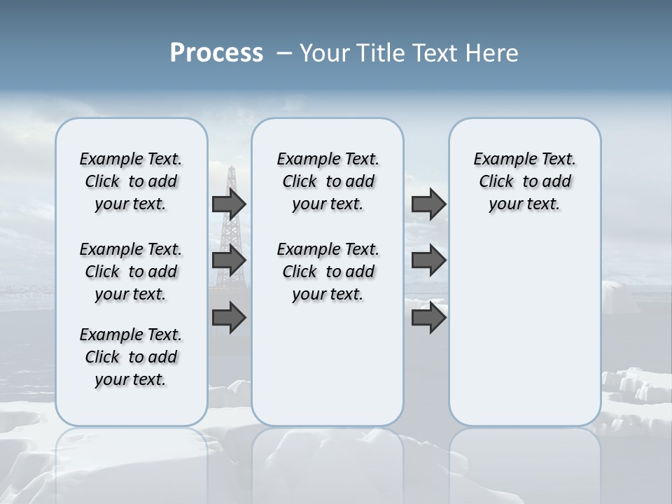 Well Warming Rig PowerPoint Template