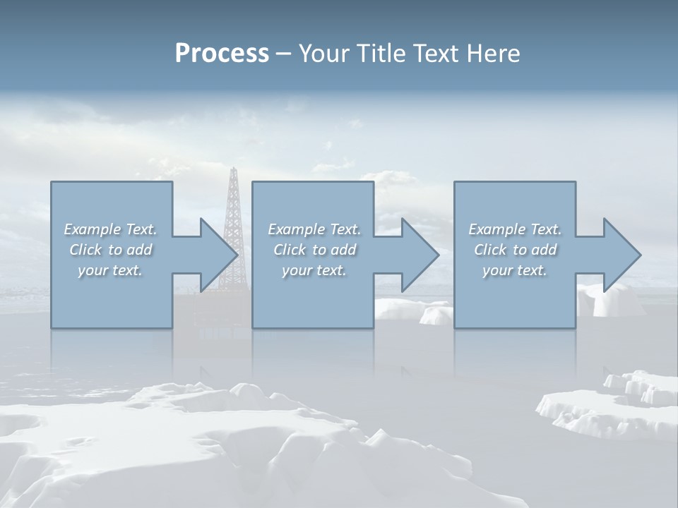 Well Warming Rig PowerPoint Template