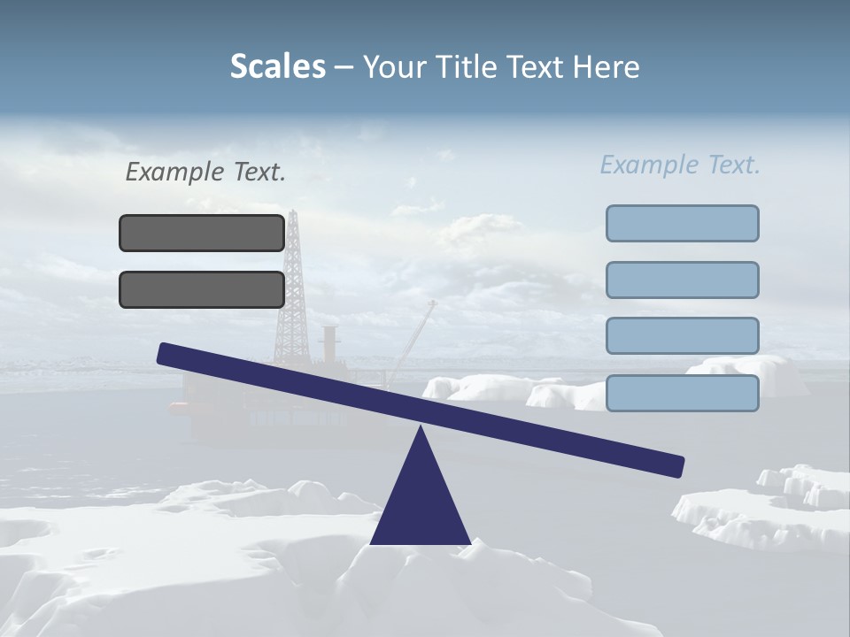 Well Warming Rig PowerPoint Template