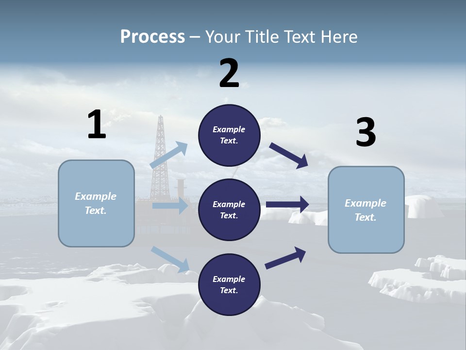 Well Warming Rig PowerPoint Template