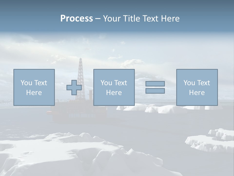 Well Warming Rig PowerPoint Template