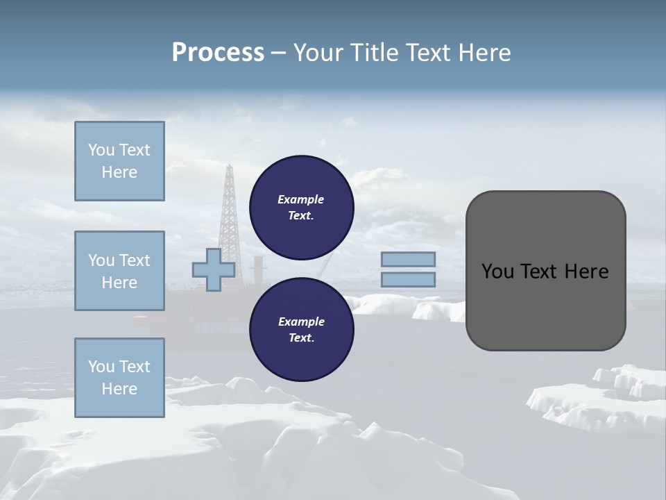 Well Warming Rig PowerPoint Template