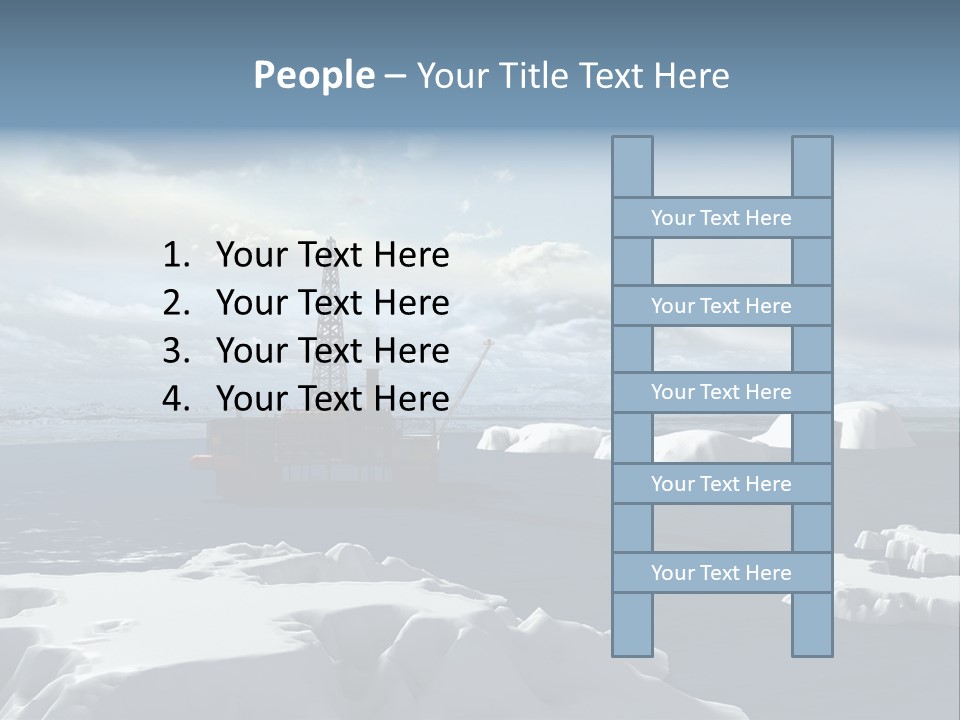 Well Warming Rig PowerPoint Template