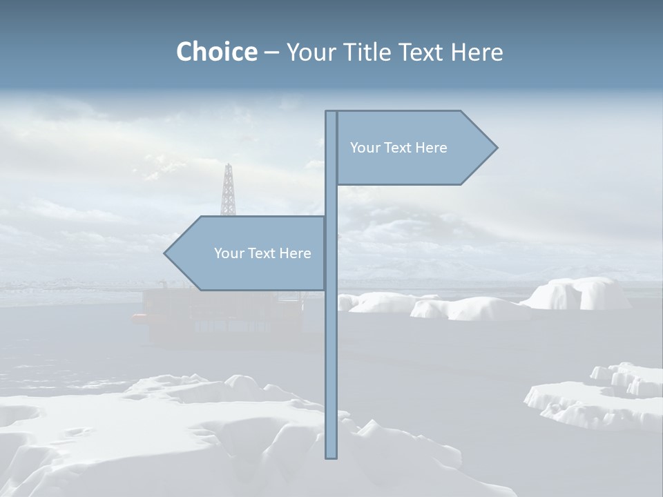 Well Warming Rig PowerPoint Template