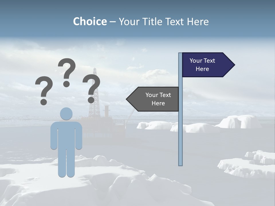 Well Warming Rig PowerPoint Template