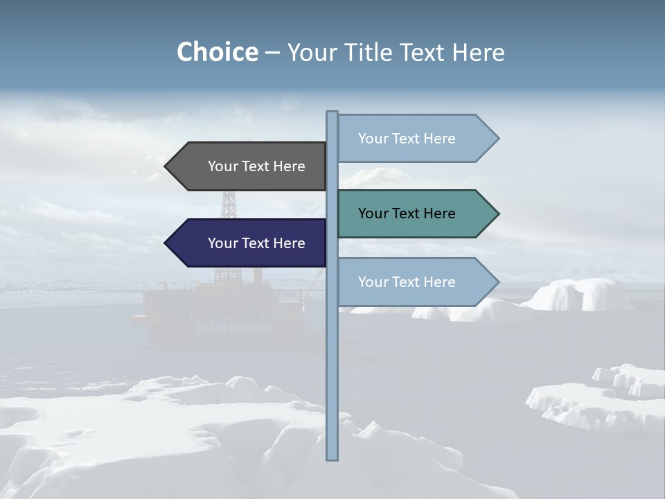 Well Warming Rig PowerPoint Template