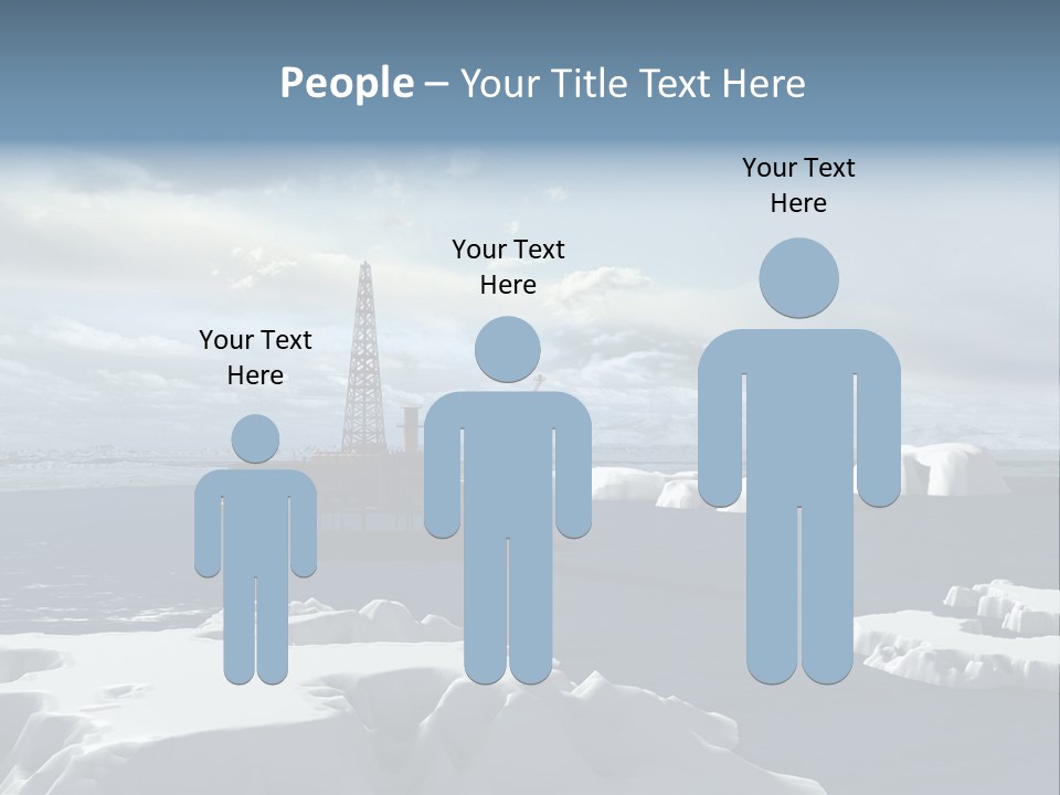 Well Warming Rig PowerPoint Template