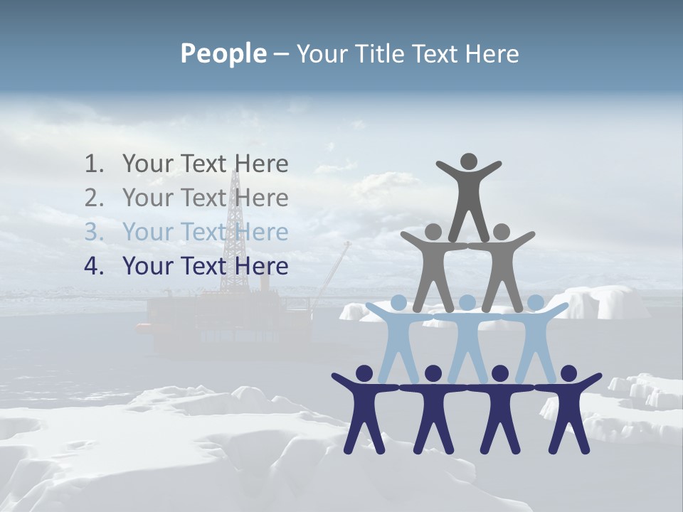 Well Warming Rig PowerPoint Template