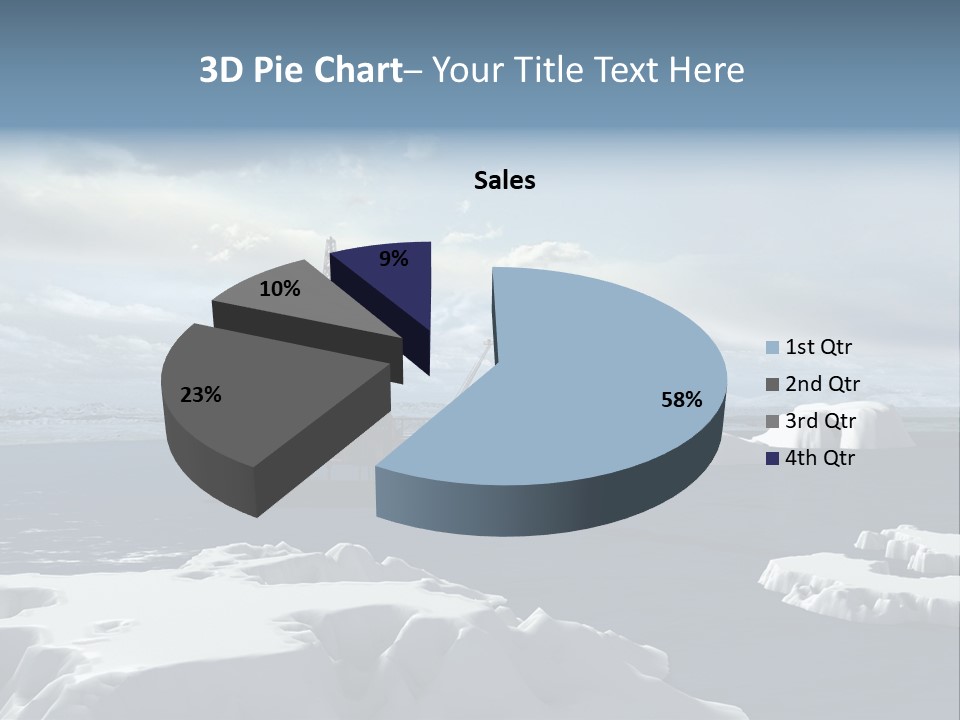 Well Warming Rig PowerPoint Template