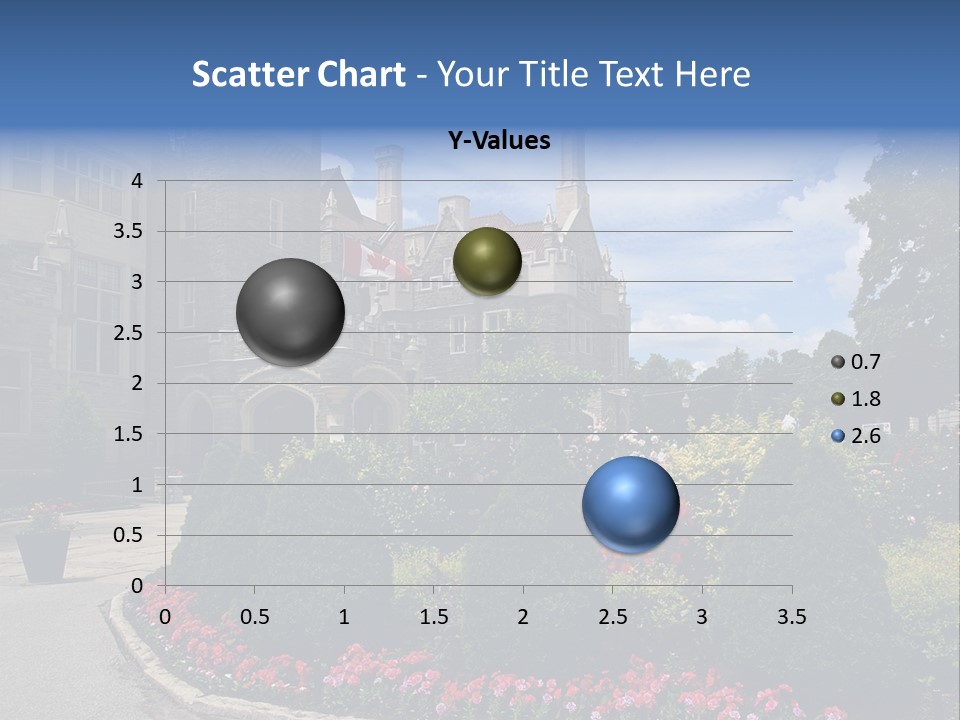Castle Flowers Casa Loma PowerPoint Template