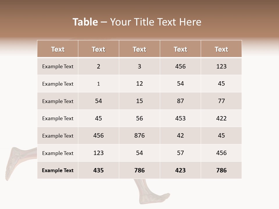 Anatomy Skeleton Concept PowerPoint Template