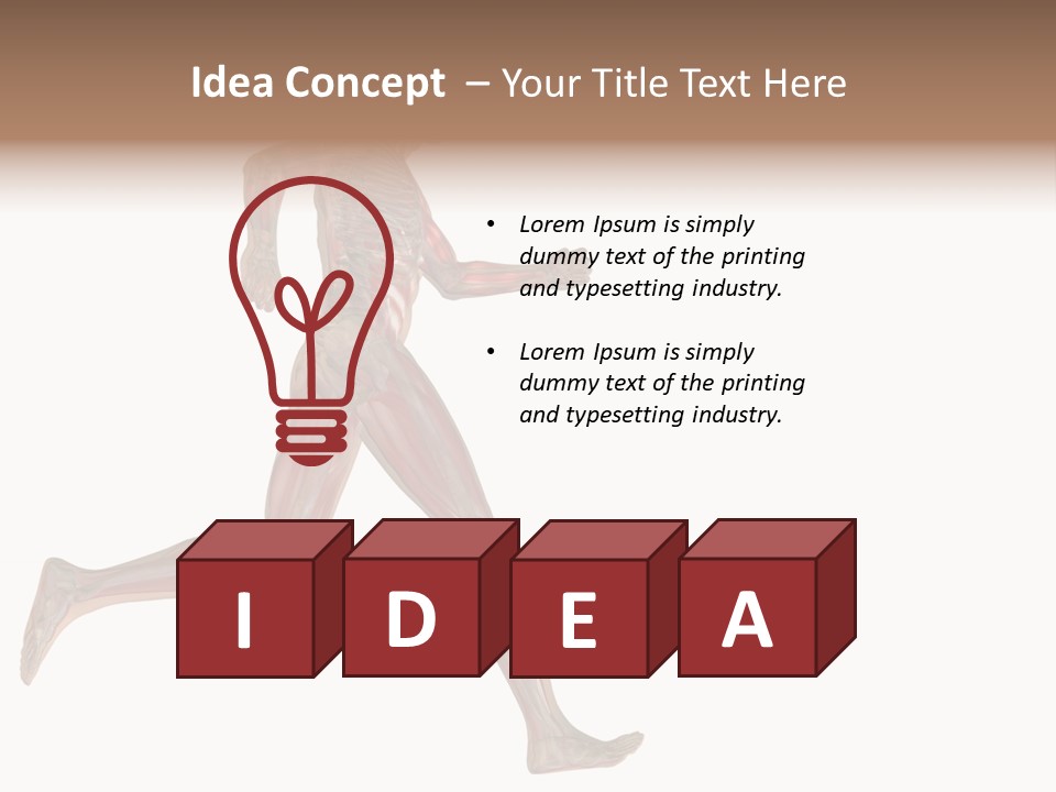 Anatomy Skeleton Concept PowerPoint Template