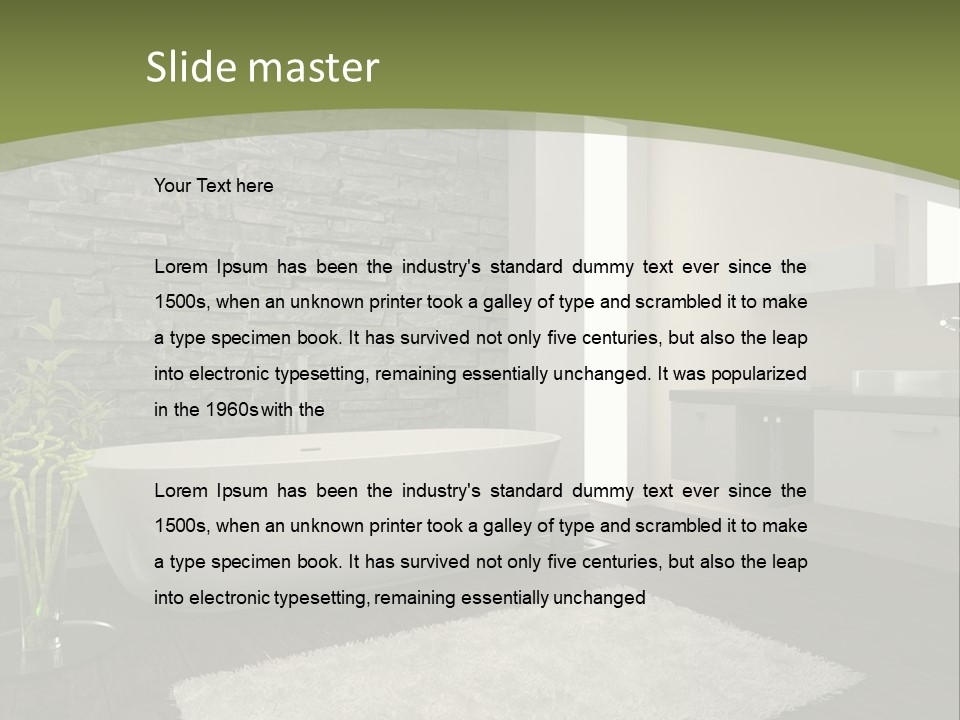 Modern Wash White PowerPoint Template