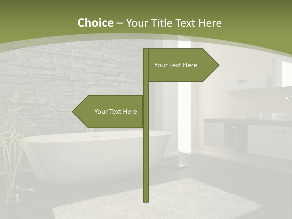 Modern Wash White PowerPoint Template