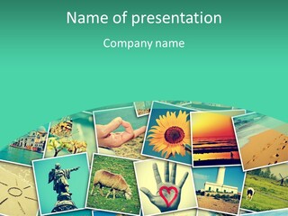 Mosaic Outdoors Remembrances PowerPoint Template