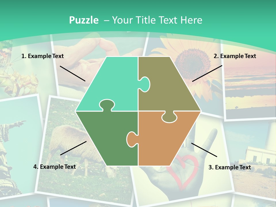 Mosaic Outdoors Remembrances PowerPoint Template