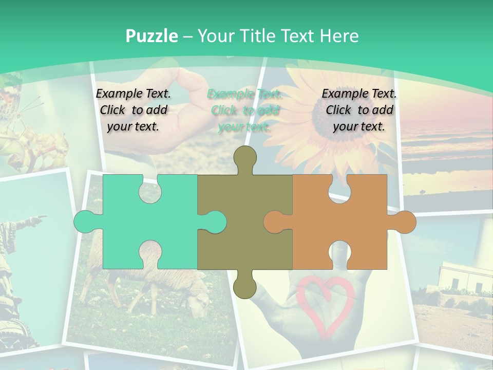 Mosaic Outdoors Remembrances PowerPoint Template