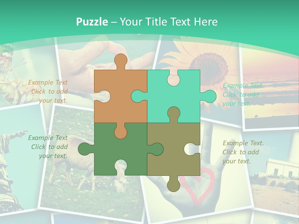 Mosaic Outdoors Remembrances PowerPoint Template