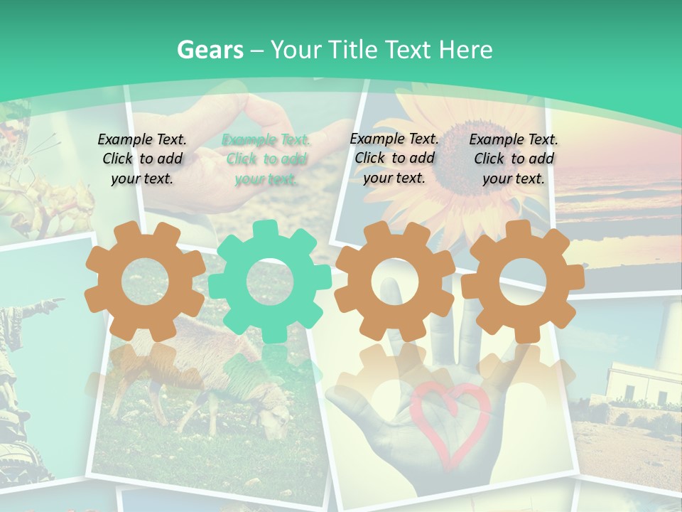 Mosaic Outdoors Remembrances PowerPoint Template