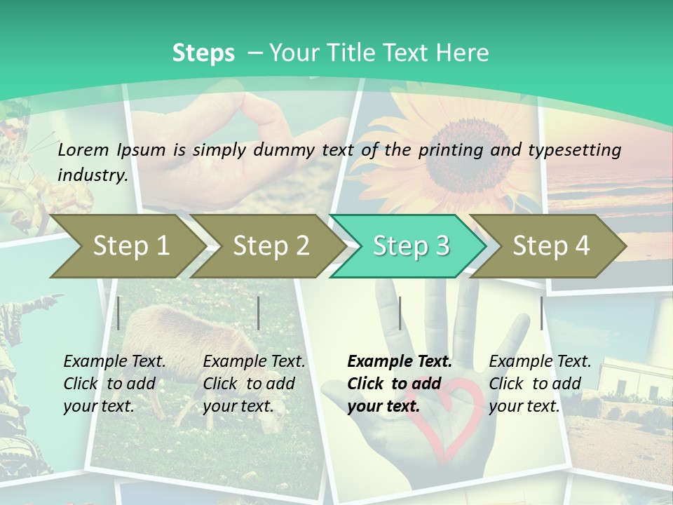Mosaic Outdoors Remembrances PowerPoint Template