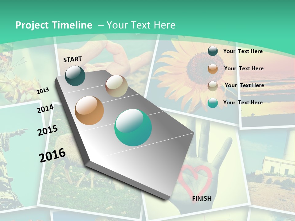Mosaic Outdoors Remembrances PowerPoint Template