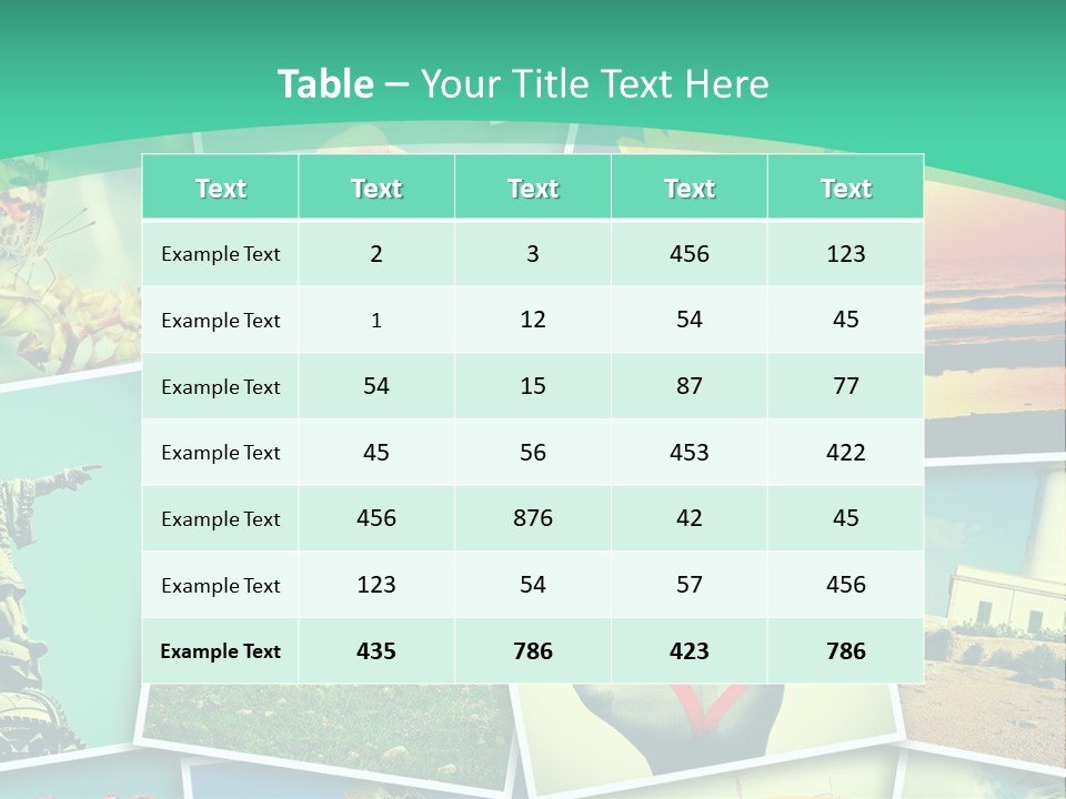 Mosaic Outdoors Remembrances PowerPoint Template