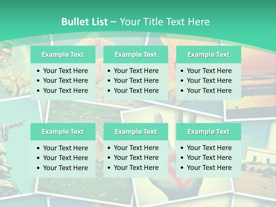 Mosaic Outdoors Remembrances PowerPoint Template
